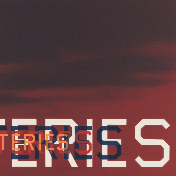 detail of Ed Ruscha: Mysteries lithograph