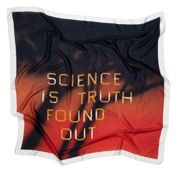 Ed Ruscha: Science Is Truth Found Out (RED)ition Winter 2022 Scarf