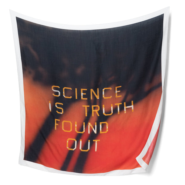 Ed Ruscha: Science Is Truth Found Out (RED)ition Winter 2022 Scarf