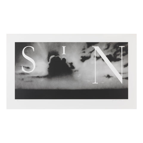 Ed Ruscha: Sin—Without print