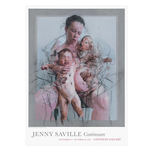 Jenny Saville: Continuum poster, depicting the painting The Mothers