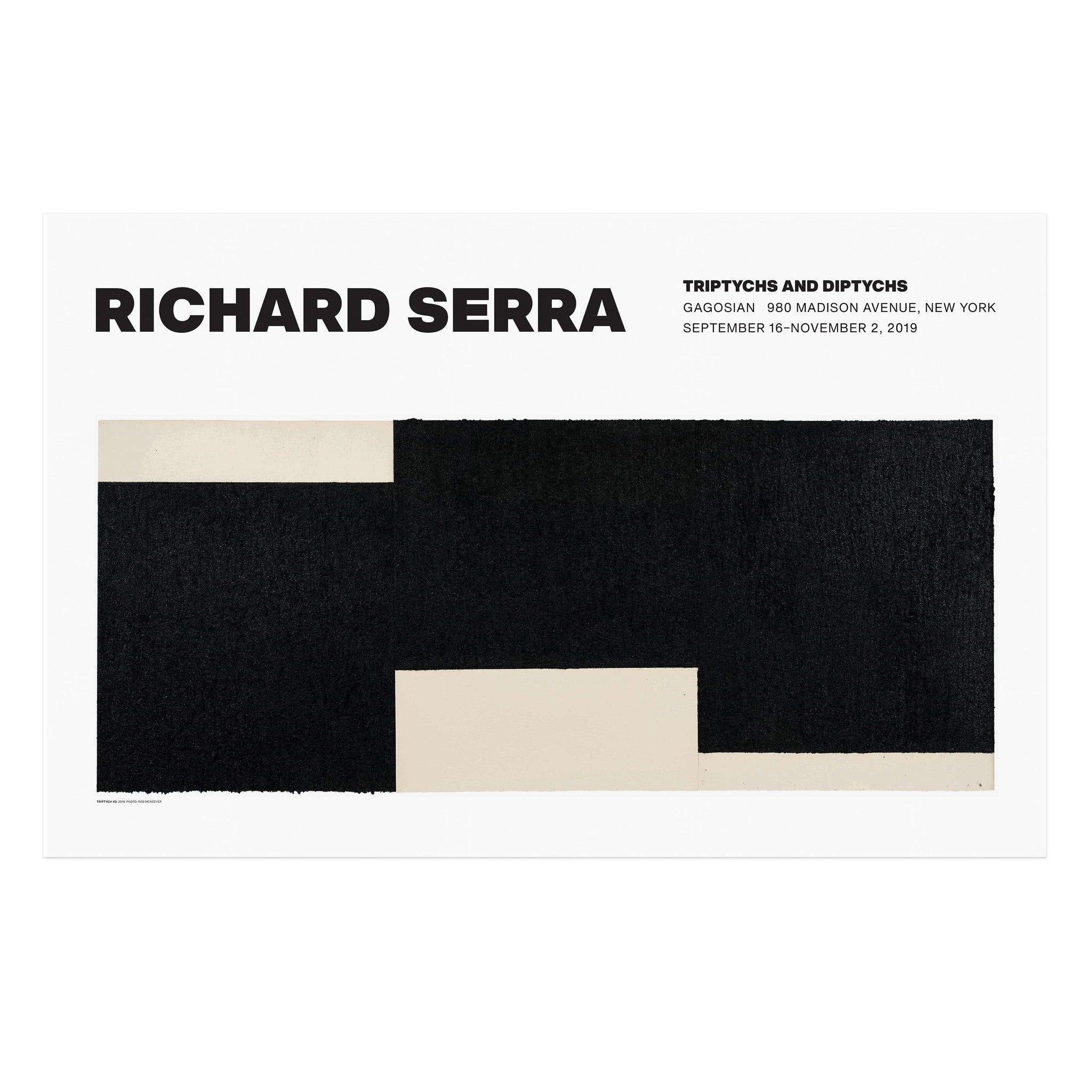 Richard Serra: Triptychs and Diptychs poster
