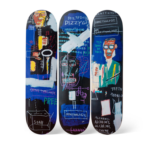 Jean-Michel Basquiat: Horn Players Skateboard Decks