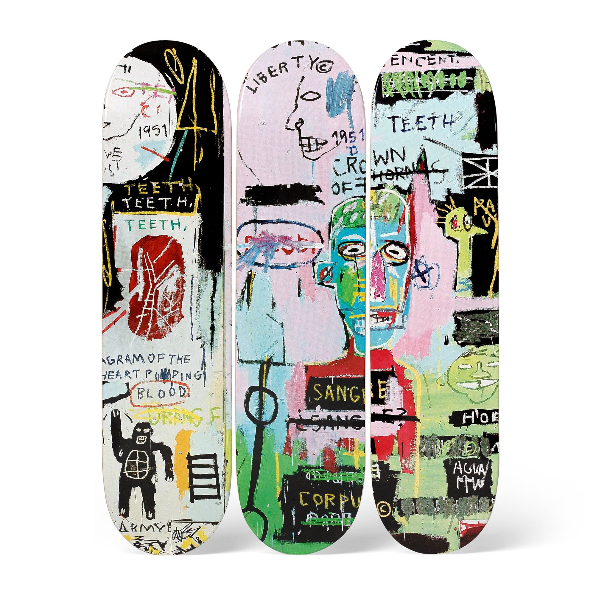 Jean Michel-Basquiat: In Italian Skateboard Decks