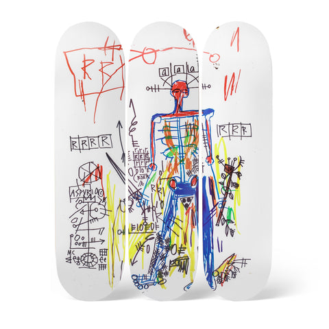 Jean-Michel Basquiat: Robot Skateboard Decks