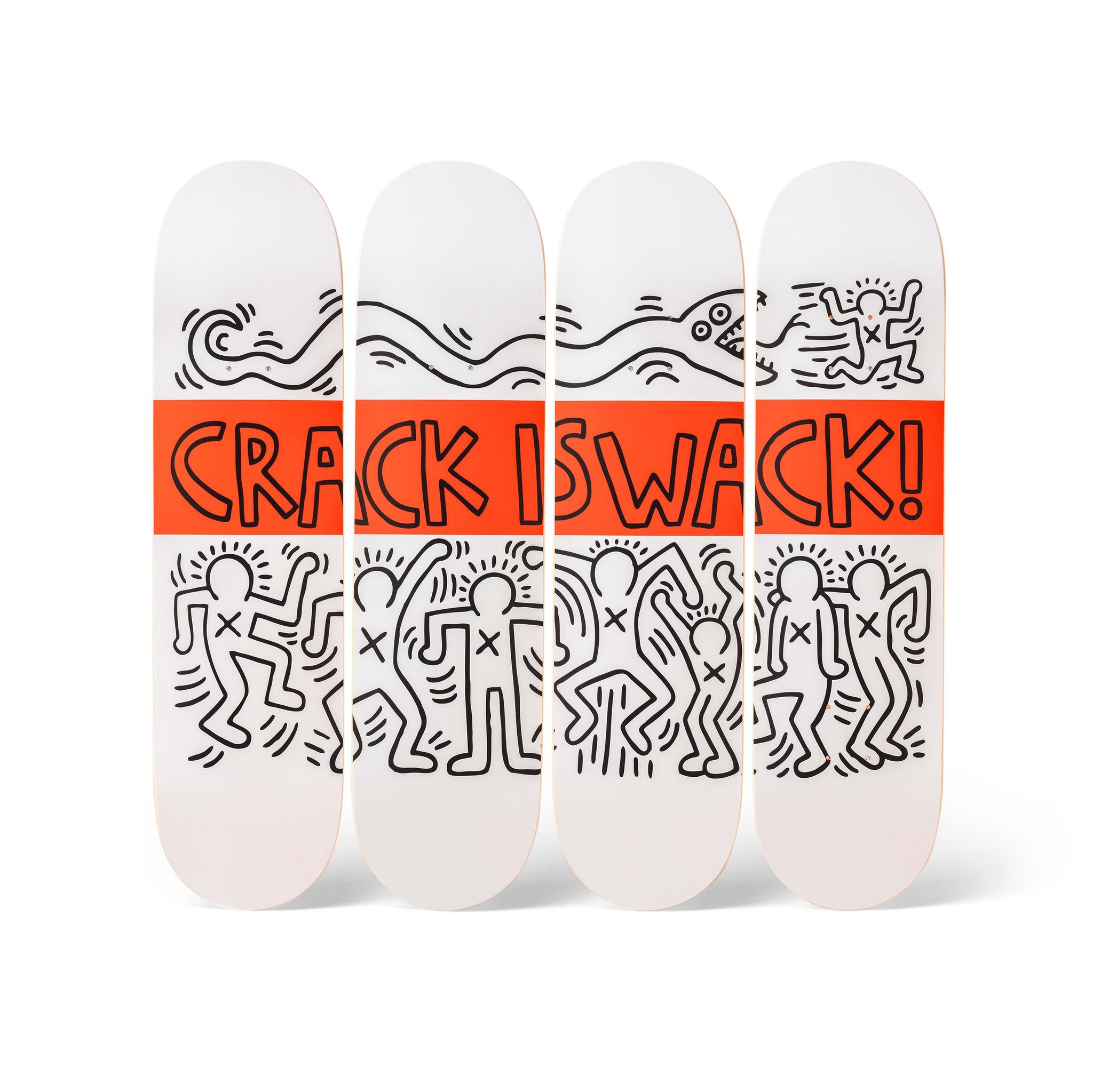 Keith Haring: Crack Is Wack Skateboard Decks