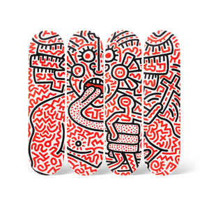 Keith Haring: Man and Medusa Skateboard Decks