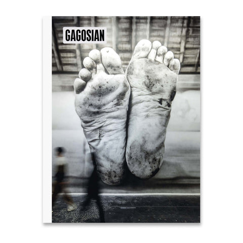 Cover of the Spring 2022 issue of Gagosian Quarterly magazine, featuring artwork by Maurizio Cattelan