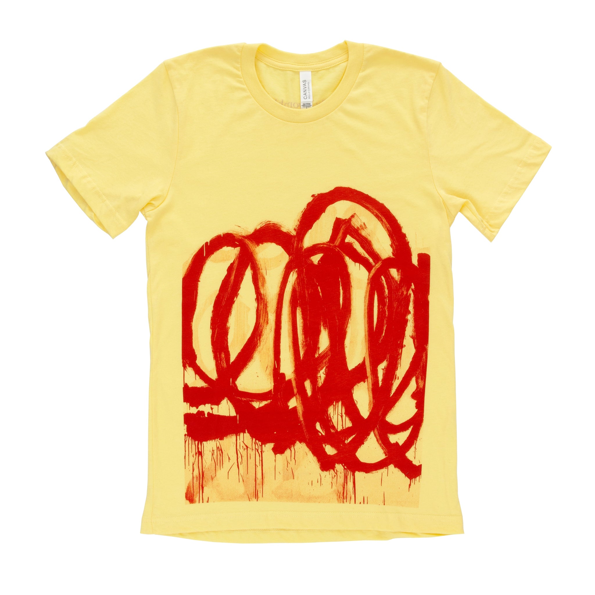 ★THE MUSEUM VISITOR★ EXHIBITION GRAPHIC TSHIRTS YELLOW 121 EXHIBITION GRAPHIC T-SHIRTS (YELLOW) : THE MUSEUM VISITOR
