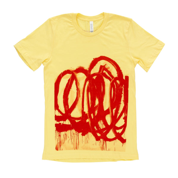 Front of Cy Twombly T-shirt