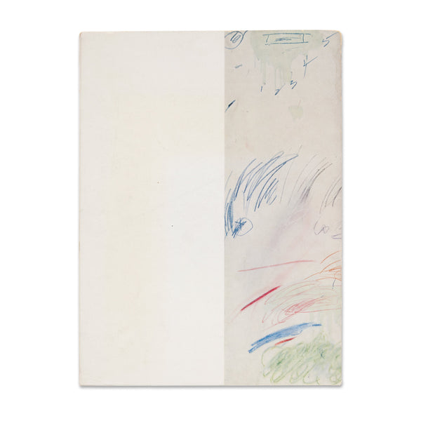 Back cover of Cy Twombly 1965 Museum Haus Lange Krefeld rare book
