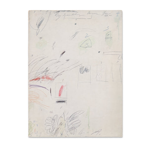 Cover of Cy Twombly 1965 Museum Haus Lange Krefeld rare book