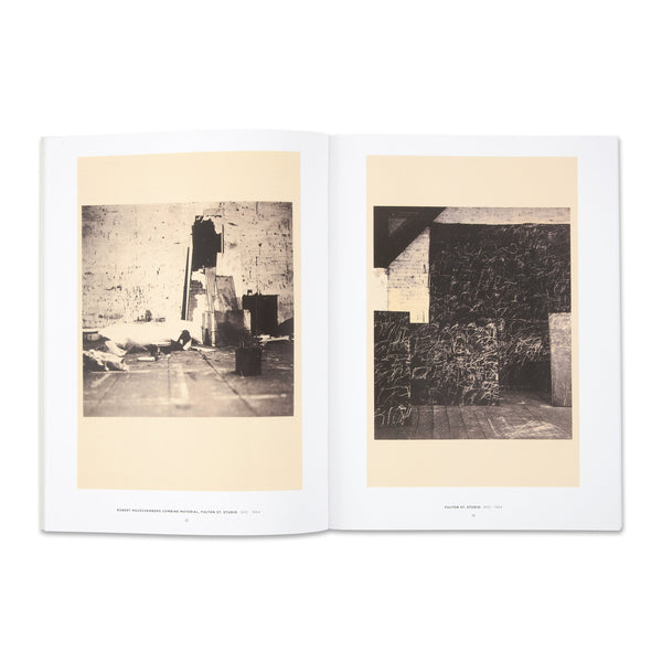 Interior spread of the book From State of Mind to the Tangible: A Photographic Cosmos of Cy Twombly