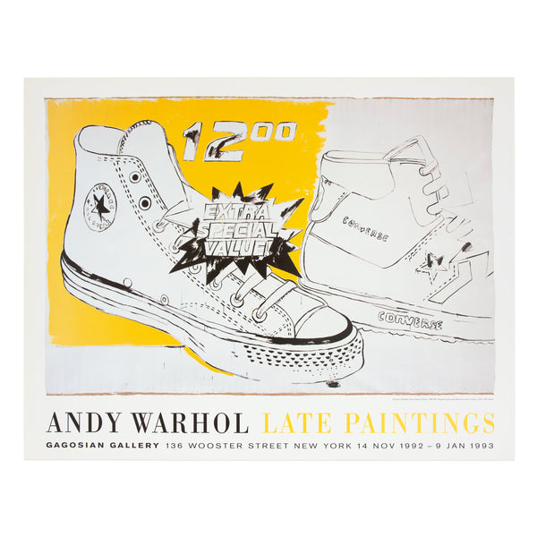 Front of Andy Warhol: The Late Paintings poster
