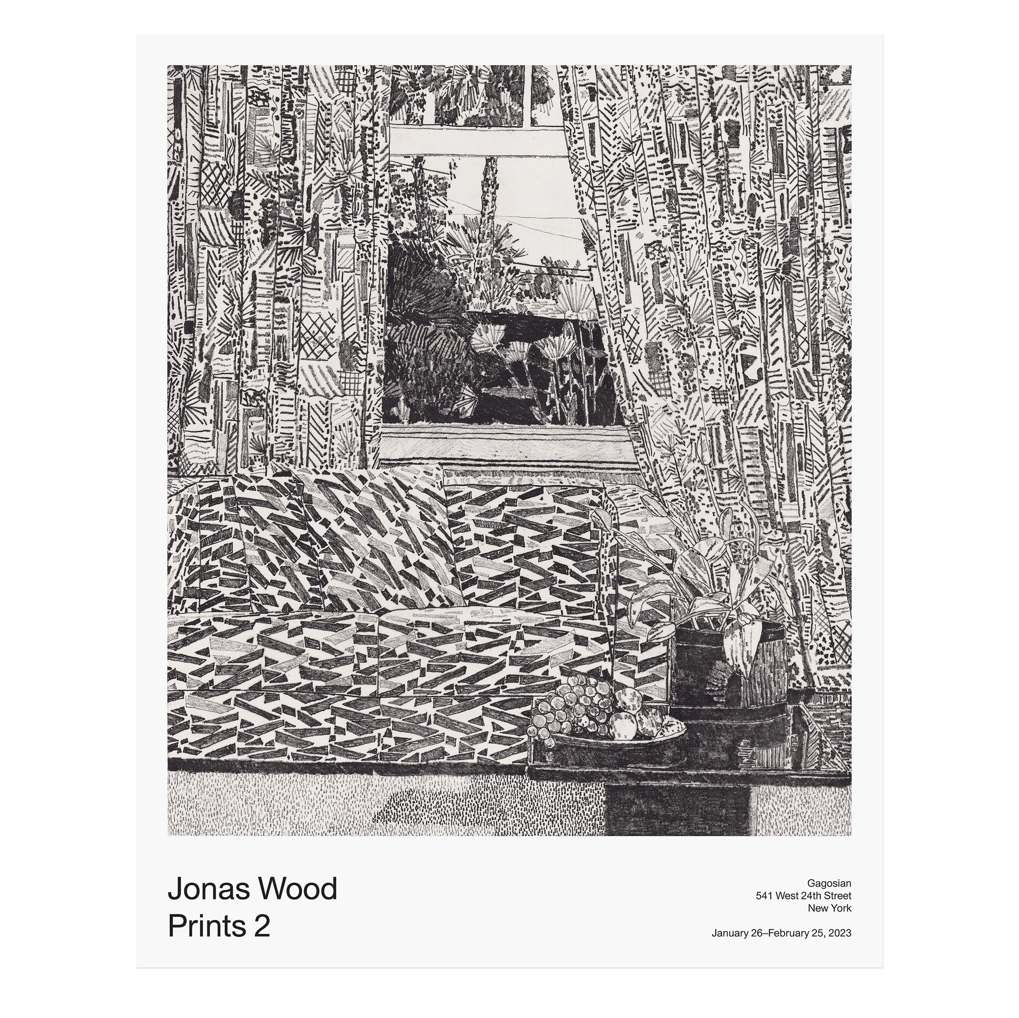 Jonas Wood: Shelf Still Life Lithograph | Gagosian Shop